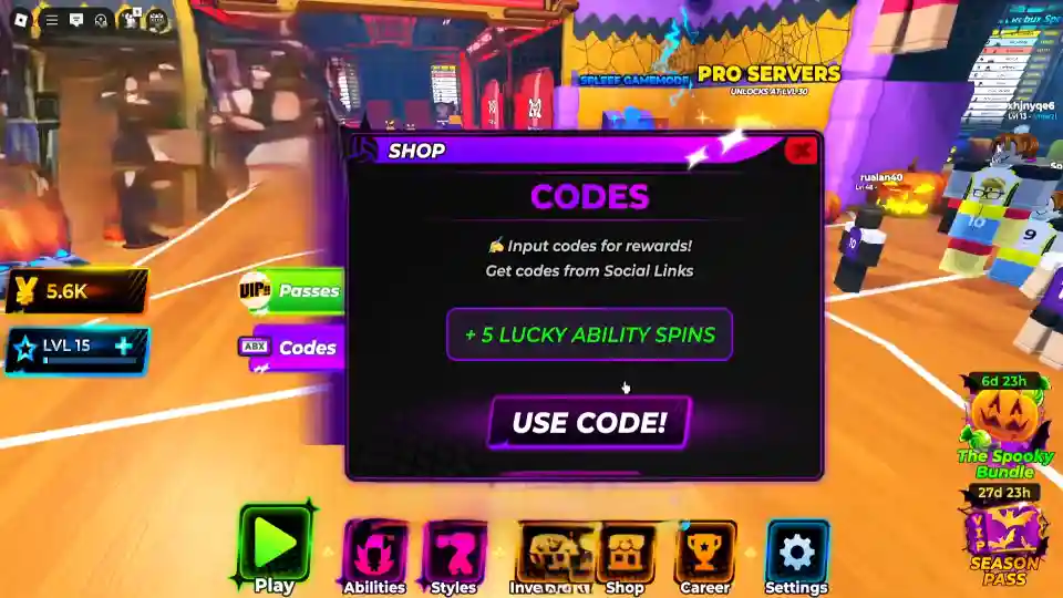 Volleyball Legends – All Update 39 Codes (October 2025)